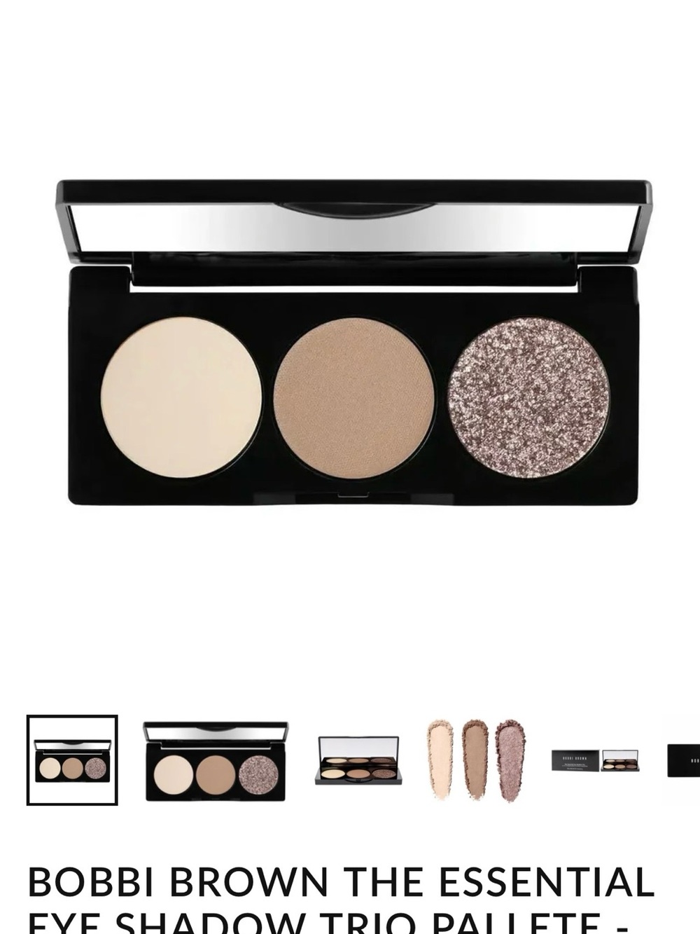Bobbi Brown Eyeshadow Trio -Everyday Greys